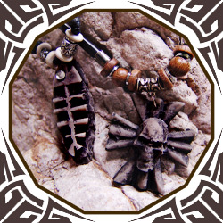 Antique Black Tribal Necklace